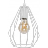 Lampa wisząca Brylant biała | TK Lighting - E27