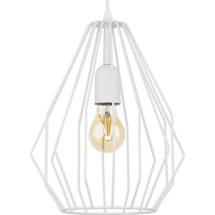 Lampa wisząca Brylant biała TK Lighting | Loftowa, E27