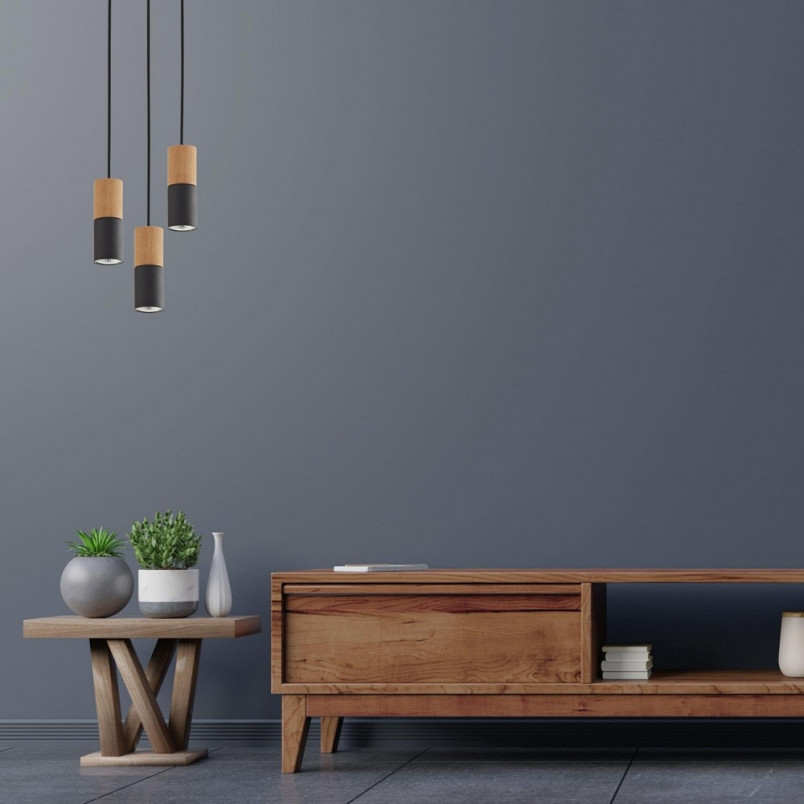 Lampa Wisząca Czarna Elit III | TK Lighting - Skandynawski Design