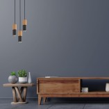 Lampa Wisząca Czarna Elit III | TK Lighting - Skandynawski Design