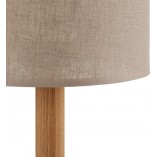 Lampa stołowa Deva | Boho, drewniana | TK Lighting