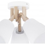 Plafon skandynawski Vaio White 5 punktów | TK Lighting