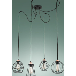 Lampa Wisząca Galaxy 4-punktowa Czarna | TK Lighting
