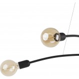 Lampa wisząca loft "Patyczak" Helix 4xE27 czarna - TK Lighting