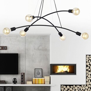 Lampa wisząca loft "Patyczak" 6 punktów Helix | TK Lighting