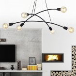 Lampa wisząca loft "Patyczak" 6 punktów Helix | TK Lighting