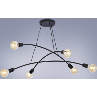 Lampa wisząca loft "Patyczak" 6 punktów Helix | TK Lighting
