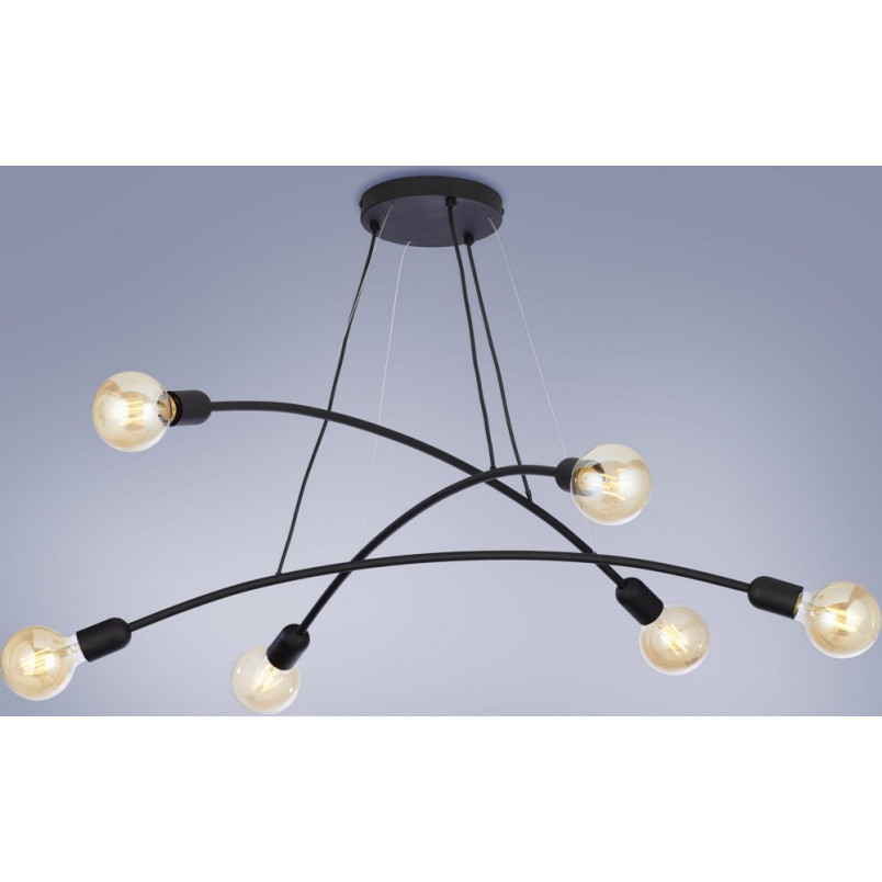 Lampa wisząca loft "Patyczak" 6 punktów Helix | TK Lighting