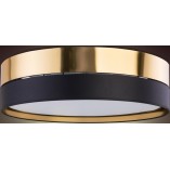 Plafon Hilton 60cm Złoty/Czarny TK Lighting | Lampa Glamour