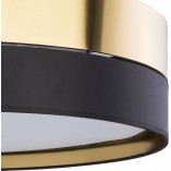 Plafon Hilton 60cm Złoty/Czarny TK Lighting | Lampa Glamour