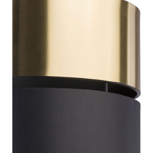 Kinkiet glamoue z abażurem Hilton złoty/czarny marki TK Lighting
