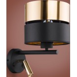 Kinkiet Hilton II LED złoty/czarny | TK Lighting - Eleganckie oświetlenie