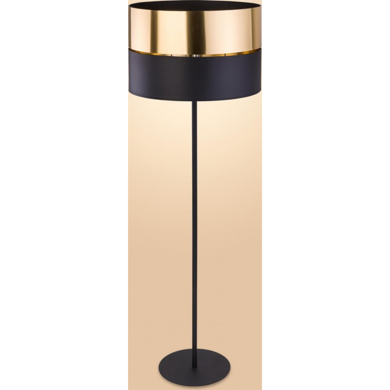 Lampa podłogowa Hilton złota/czarna TK Lighting | Elegancki design