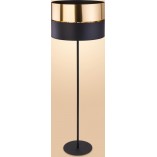 Lampa podłogowa Hilton złota/czarna TK Lighting | Elegancki design