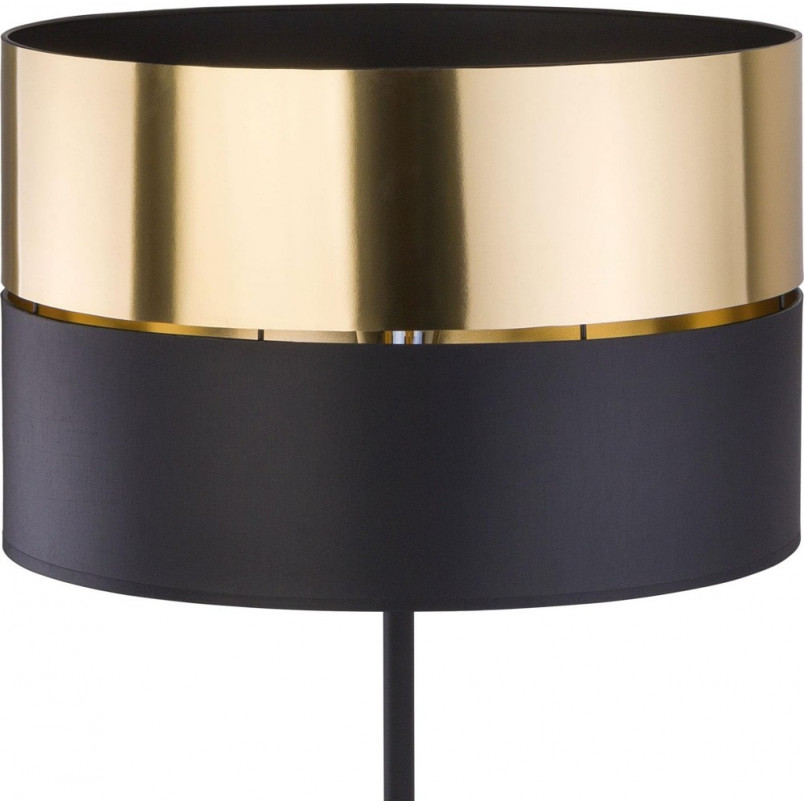 Lampa podłogowa Hilton złota/czarna TK Lighting | Elegancki design