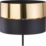 Lampa podłogowa Hilton złota/czarna TK Lighting | Elegancki design