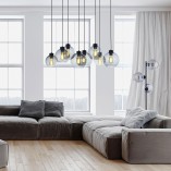 Lampa sufitowa Cubus Graphite VIII - TK Lighting | Szklane kule