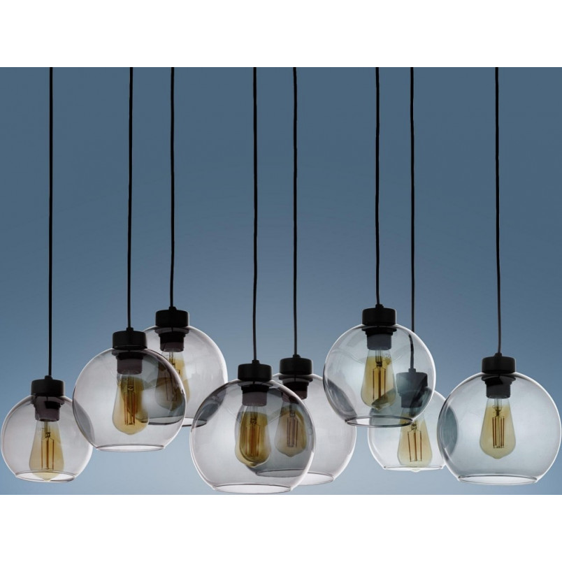 Lampa sufitowa Cubus Graphite VIII - TK Lighting | Szklane kule