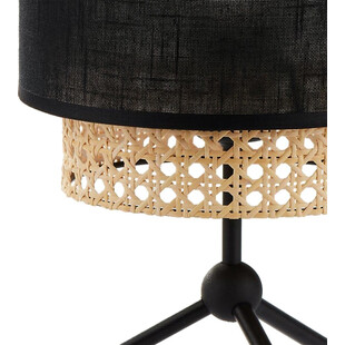 Lampa Nocna Rattan Boho Czarna | TK Lighting - Elegancki Design