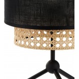 Lampa Nocna Rattan Boho Czarna | TK Lighting - Elegancki Design