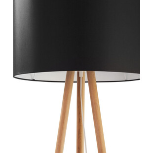Lampa podłogowa trójnóg z abażurem Tokyo sosna / czarny TK Lighting