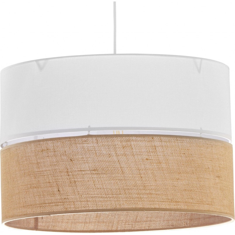 Lampa wisząca boho Linobianco | Biała, E27 | TK Lighting