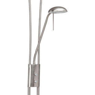 Lampa podłogowa szklana Finn LED - Elegancki design | Brilliant