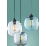 Lampa wisząca Elio III - kolorowa, szklana, E27 | TK Lighting