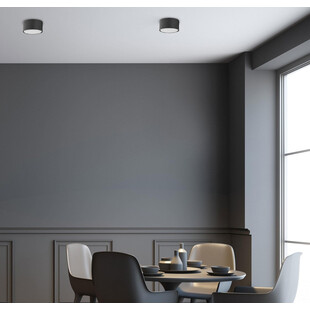 Plafon LED Dallas czarny TK Lighting - Nowoczesne oświetlenie