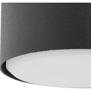 Plafon okrągły Dallas LED 8cm czarny TK Lighting