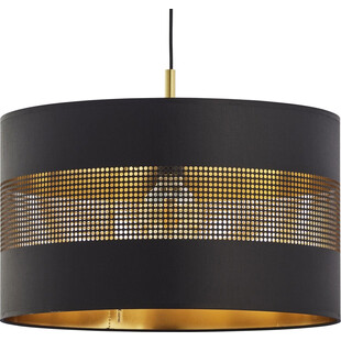 Lampa wisząca czarno-złota ażurowa Tago 50cm | TK Lighting