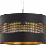 Lampa wisząca czarno-złota ażurowa Tago 50cm | TK Lighting