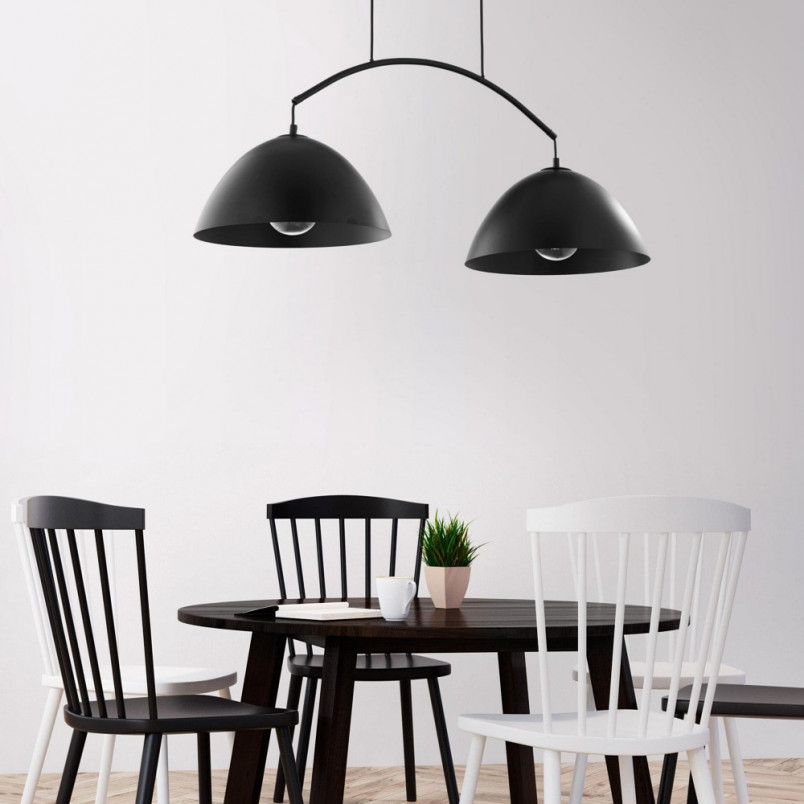 Lampa wisząca czarna Faro New II - TK Lighting | Loftowa