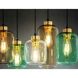 Lampa wisząca Marco Green VI - Szklana, kolorowa | TK Lighting