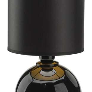 Lampa stołowa szklana czarno-złota TK Lighting | Palla Small