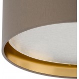 Plafon Glamour Bilbao 45cm | Beżowo-złoty TK Lighting