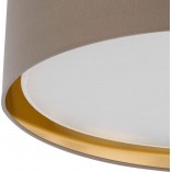 Plafon Glamour Bilbao 60cm | Beżowo-Złoty TK Lighting