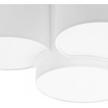 Plafon Mona IV biały TK Lighting | Lampa materiałowa E27