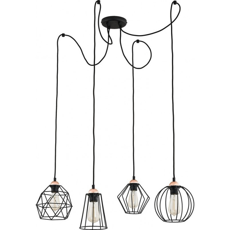 Lampa Wisząca Galaxy 4-punktowa Czarna | TK Lighting