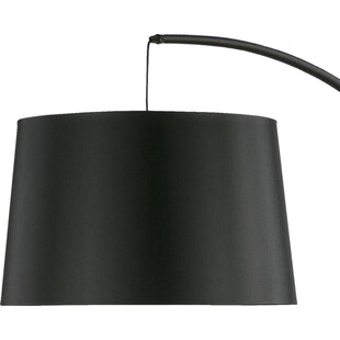 Lampa podłogowa łukowa z abażurem Hang czarna marki TK Lighting