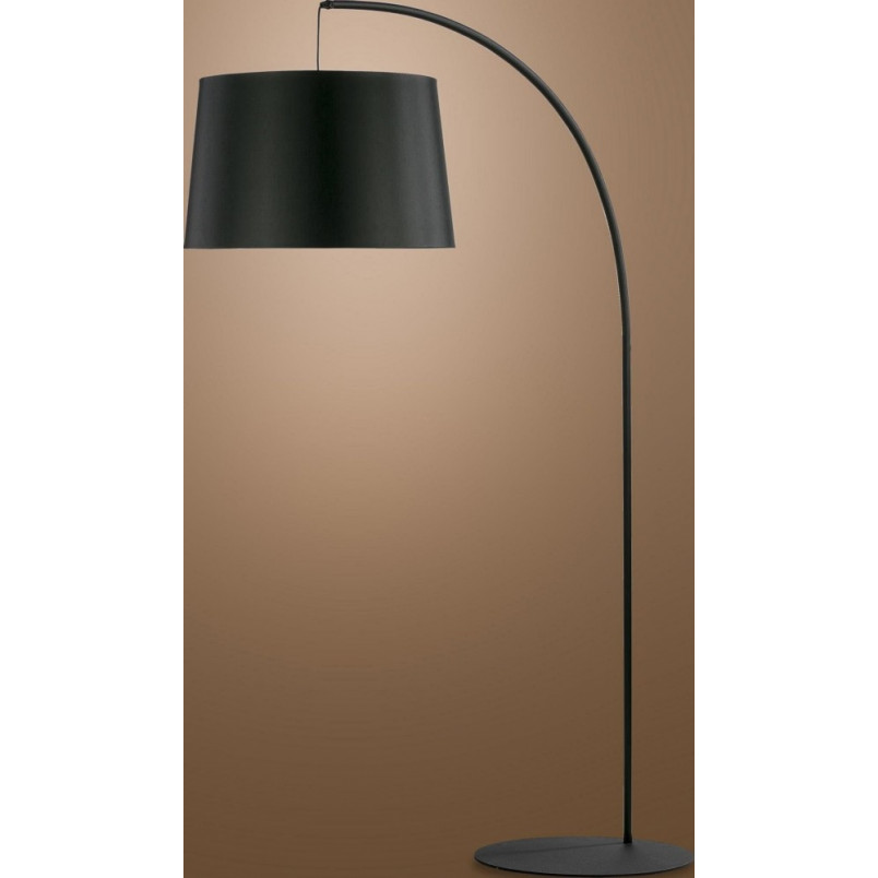 Lampa podłogowa łukowa Hang czarna | TK Lighting