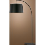 Lampa podłogowa łukowa Hang czarna | TK Lighting