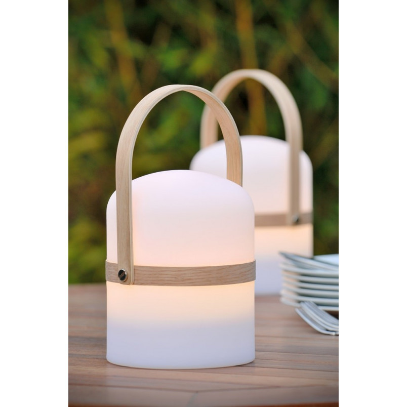 Lampa zewnętrzna LED Joe - Biała Lucide | Ogród i Taras