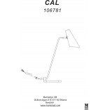 Lampa biurkowa CAL czarna | Markslojd - Skandynawski Design