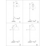 Lampa podłogowa Charleston beżowa Markslojd | Elegancki design