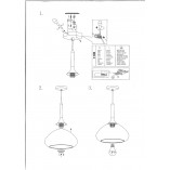 Lampa wisząca szklana Cooper | Markslojd - 40cm