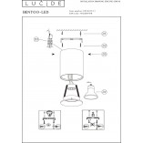 Lampa Spot Bentoo LED Biała | Lucide - Nowoczesne Oświetlenie
