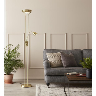 Lampa podłogowa antyczna Detroit Mosiądz marki Markslojd