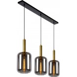 Lampa Wisząca Szkło Dymione Lucide Joanet | 110cm