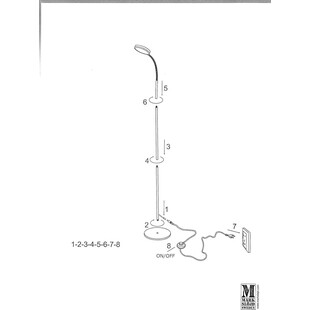Lampa podłogowa LED Flex | Markslojd - Nowoczesny Design